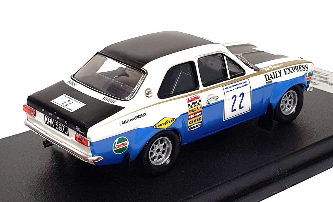 Trofeu 1/43 Scale RR.uk63 - Ford Escort Mk1 #22 RAC Rally 1970 Clark/Porter