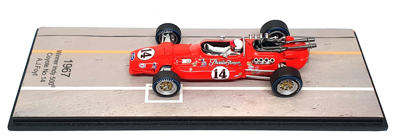 Spark 1/43 Scale 43IN67 - Coyote #14 Winner Indy 500 1967 Foyt