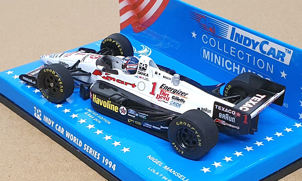 Minichamps 1/43 Scale 520 944301 - Lola T 94 Ford Indy 500 Nigel Mansell