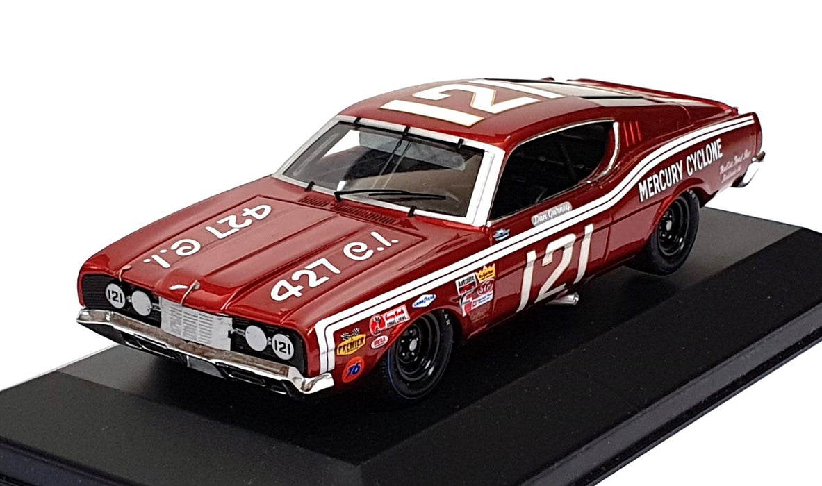 Spark Model 1/43 Scale S3602 - Ford Mercury #121 Riverside Dan Gurney - Dk. Red