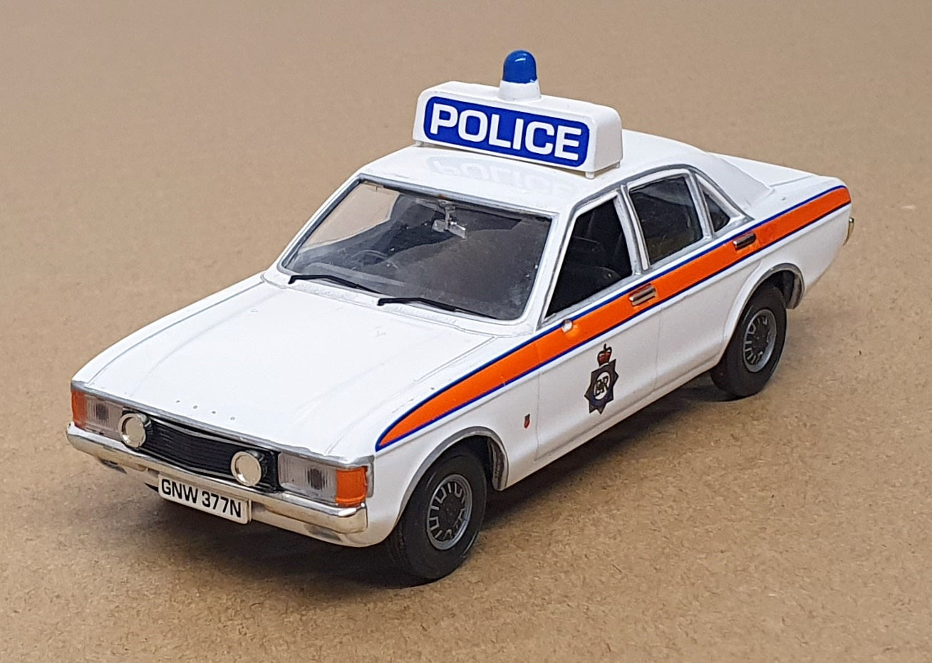 Vanguards 1/43 Scale VA05503 - Ford Consul West Yorkshire Police - White