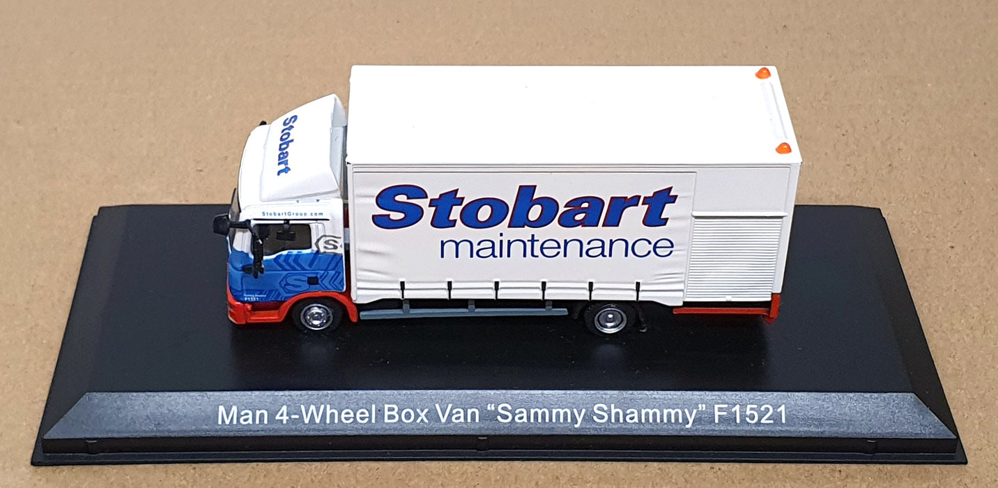 Atlas Editions 1/76 Scale 4 664 108 - MAN 4W Box Van F1521 Sammy Shammy Stobart 