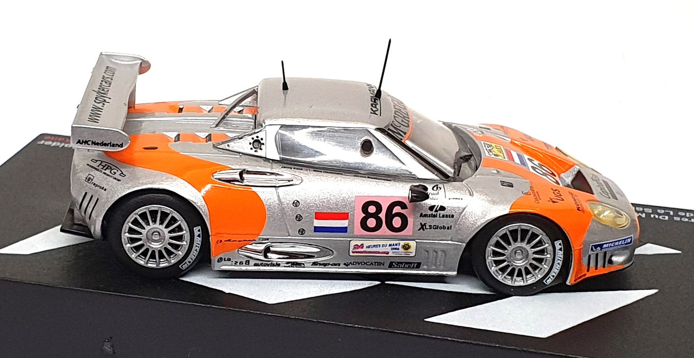 Altaya 1/43 Scale CB8606 - Spyker C8 Spider #86 24h Le Mans 2006 - Silver/Orange