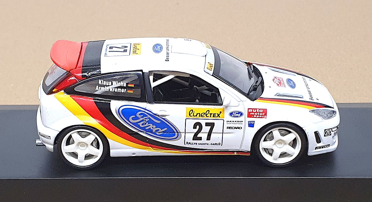 High Speed 1/43 Scale HS0227 - Ford Focus WRC #27 Monte Carlo 2002 Kremer/Wicha