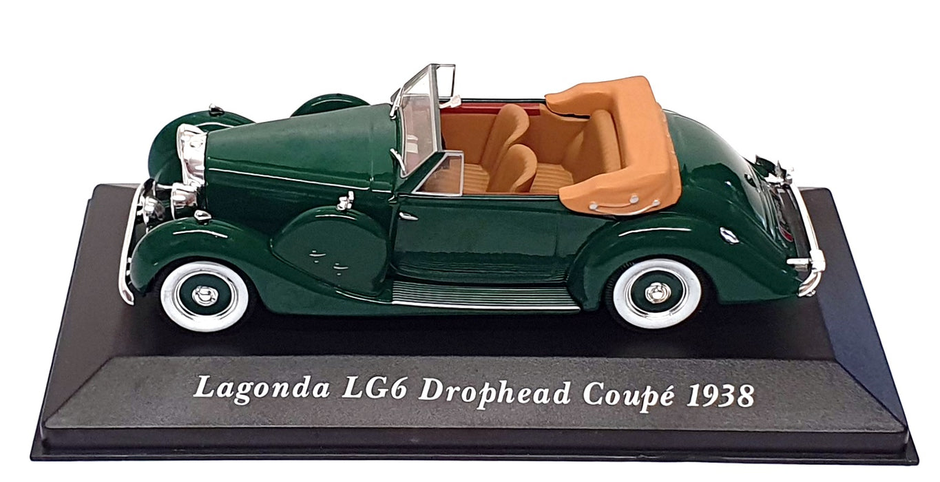 Altaya 1/43 Scale LG638 - 1938 Lagonda LG6 Drophead Coupe - Green