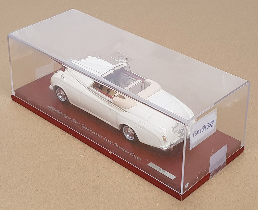 TSM 1/43 Scale TSM134352 - 1959 Rolls Royce Silver Cloud I DHC - Cream White