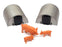 Britains 1/32 Scale Farm Accessories 4703 - 2 Shelters With Animals 3x Pigs