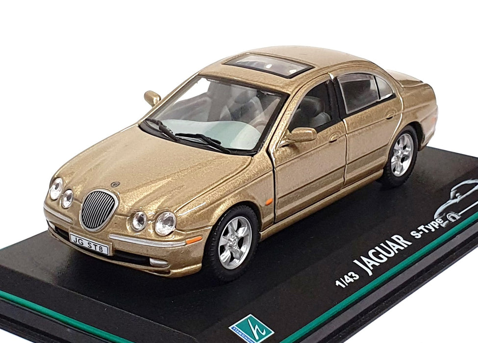 Hongwell 1/43 Scale Diecast HG03G - Jaguar S-Type - Gold