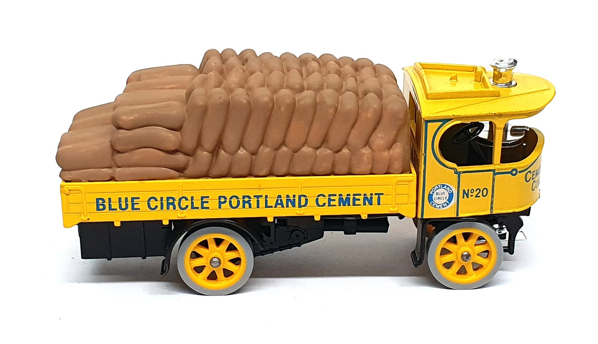 Matchbox Appx 11cm Long Y-18 - 1918 Atkinson Model D Steam Wagon Blue Circle