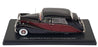 BOS 1/43 Scale 43320 - Rolls Royce Silver Wraith Hooper - Maroon/Black