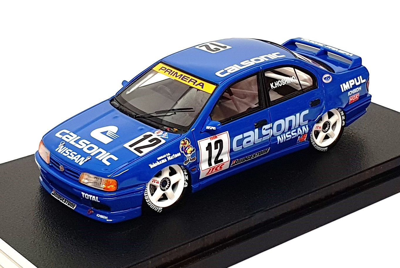 Mirage HPI 1/43 Scale 8462 - Nissan Calsonic Primera #12 Winner JTCC 1994 - Blue