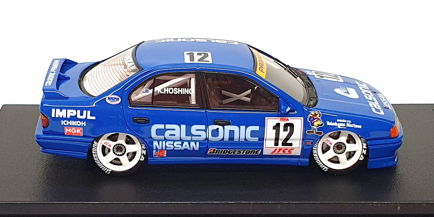 Mirage HPI 1/43 Scale 8462 - Nissan Calsonic Primera #12 Winner JTCC 1994 - Blue