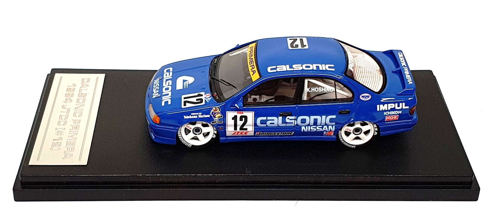 Mirage HPI 1/43 Scale 8462 - Nissan Calsonic Primera #12 Winner JTCC 1994 - Blue