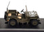 Cararama 1/43 Scale WJ863S - Willys Jeep CJ-2A US Army - Green