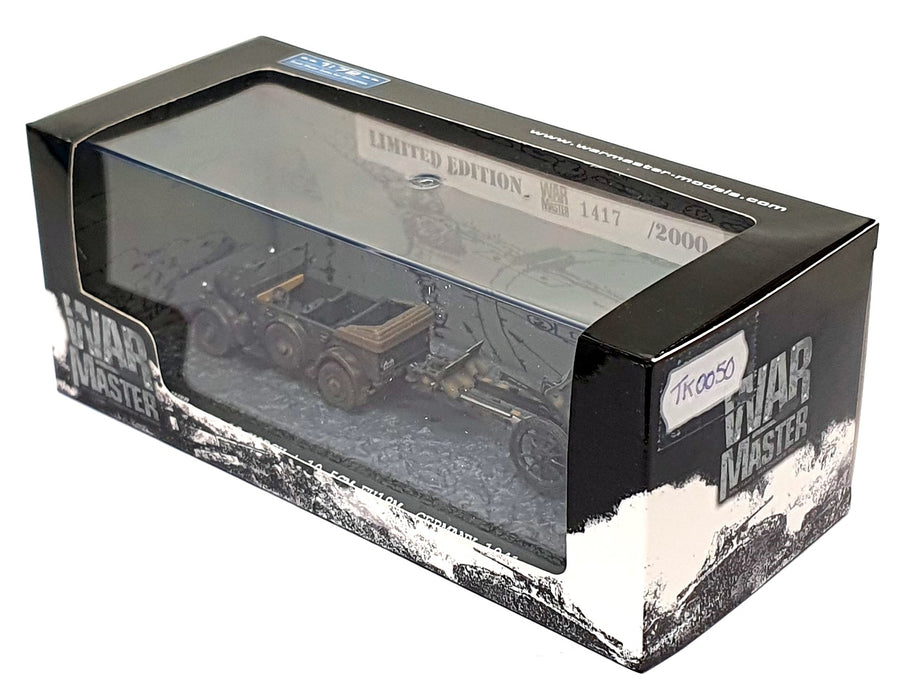 War Master 1/72 Scale TK0050 - Kfz 15 Horch + 10.5cm FH18m Germany 1941