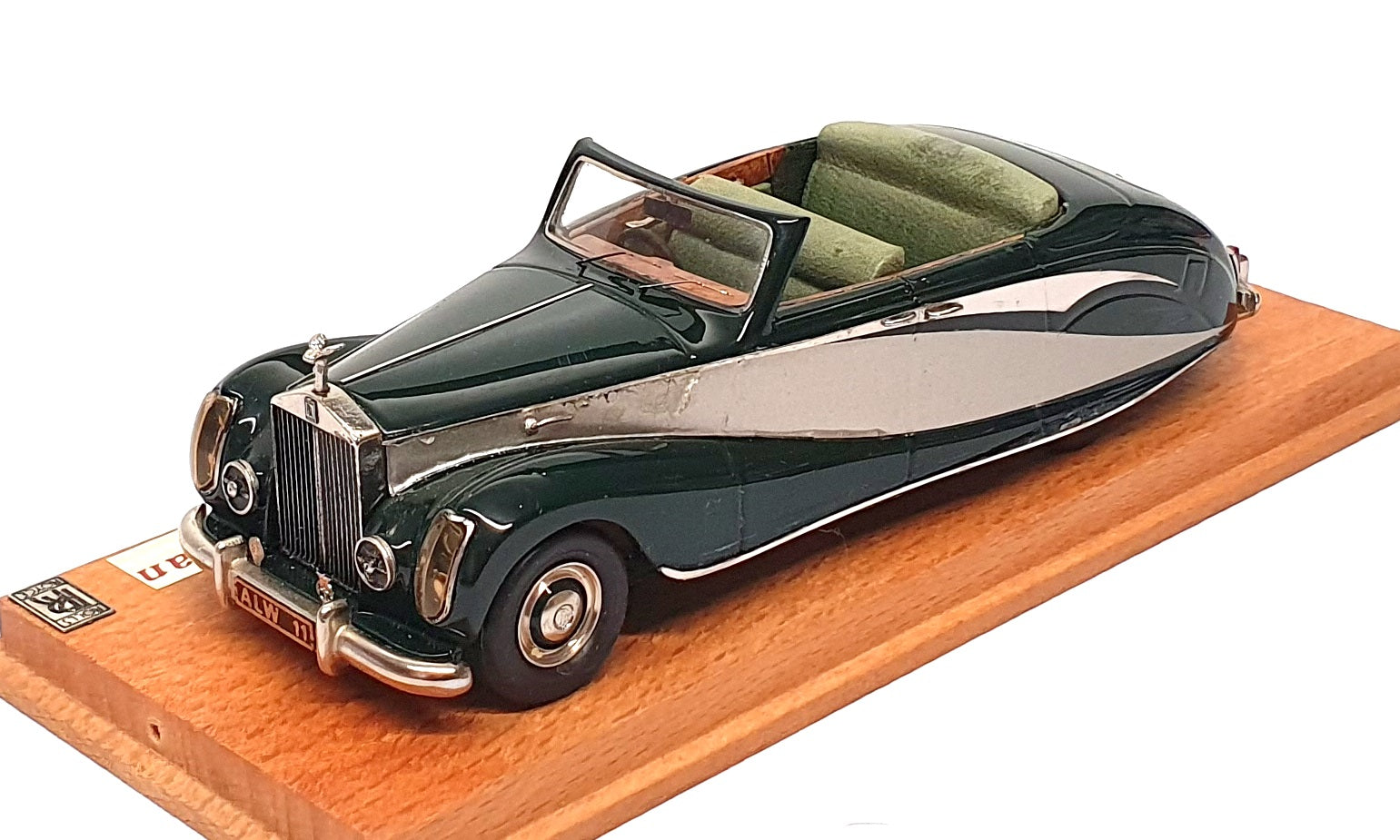 FYP Creations 1/43 Scale ALW11 - Rolls Royce Silver Wraith Hooper - Green/Silver