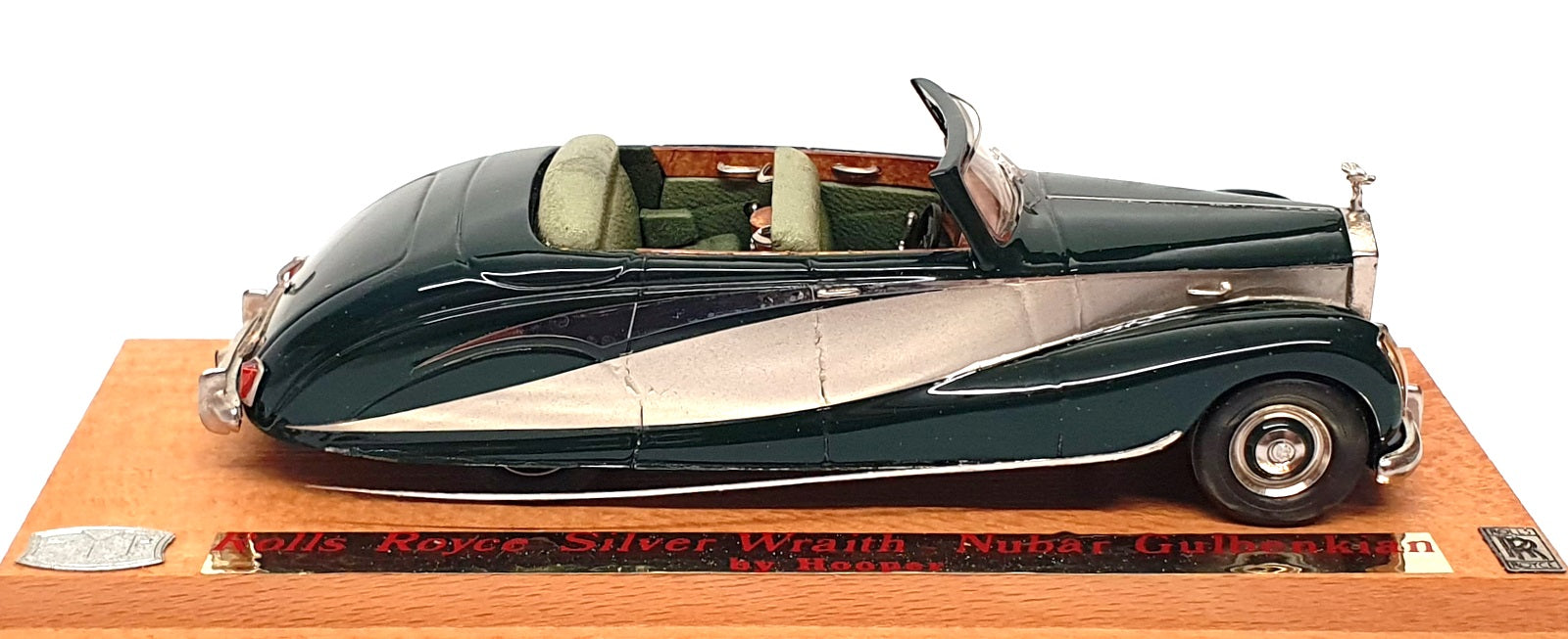 FYP Creations 1/43 Scale ALW11 - Rolls Royce Silver Wraith Hooper - Green/Silver