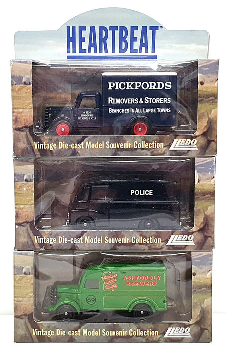 Lledo Diecast HBS09 - Set Of 9x Assorted Vehicles From The TV Series Heartbeat