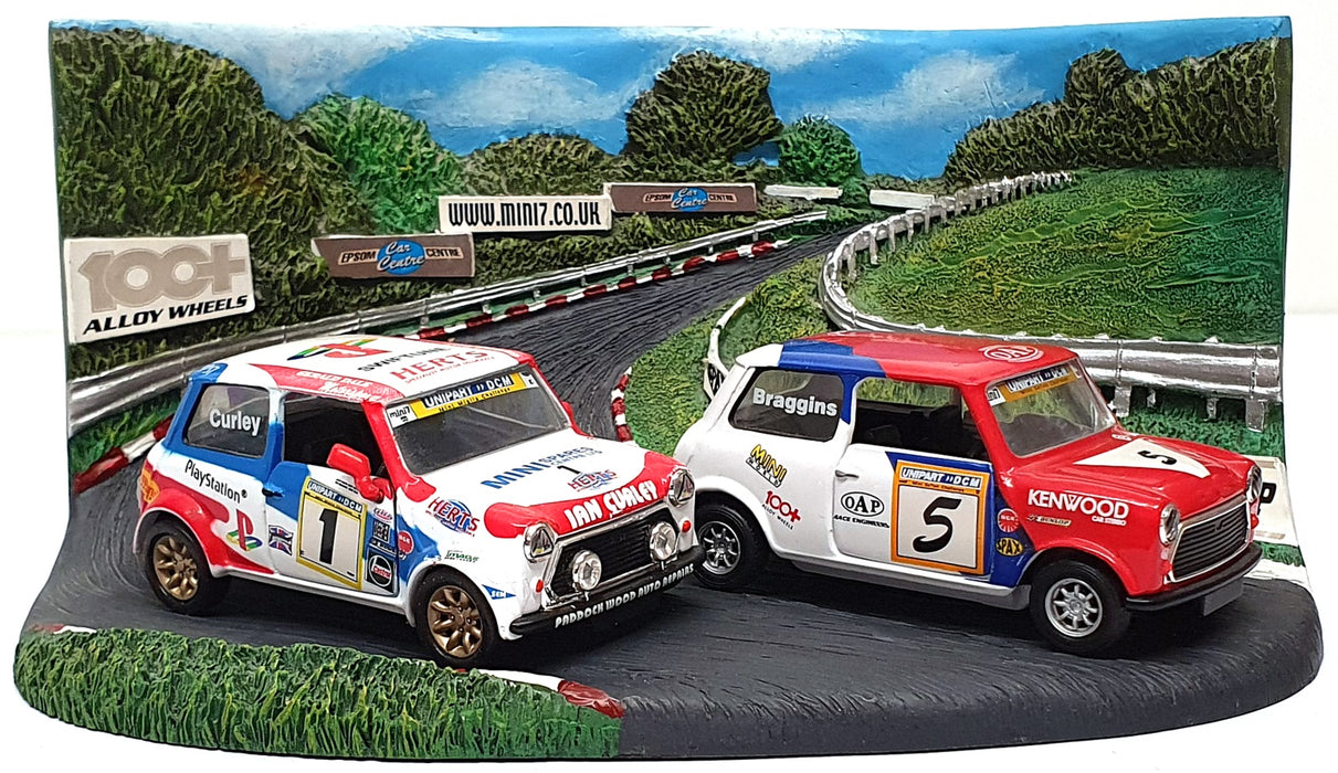 Corgi 1/36 Scale 05508 '99 Mini 7 & Miglia C/ship Winners + Brands Hatch Diorama