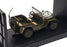 Cararama 1/43 Scale WJ727S - Willys Jeep CJ-2A US Army - Green