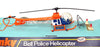 Dinky Toys Original Diecast 732 - Bell Police Helicopter - Blue/White/Orange