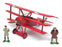 Britains 1/32 Scale 00158 - WWI Fokker DR1 With Manfred & Lothair Figures - Red