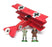 Britains 1/32 Scale 00158 - WWI Fokker DR1 With Manfred & Lothair Figures - Red