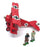 Britains 1/32 Scale 00158 - WWI Fokker DR1 With Manfred & Lothair Figures - Red