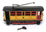 Jaya Toys Appx 17cm Long TR016 - Tin Plate Toy Tram Car With Key