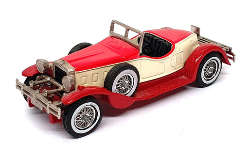 Matchbox 11cm Long Diecast Y-14 - 1931 Stutz Bearcat - Red/Ivory