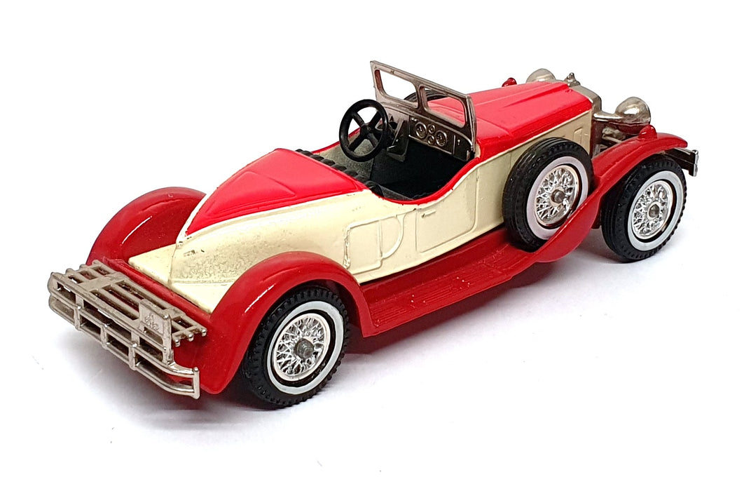 Matchbox 11cm Long Diecast Y-14 - 1931 Stutz Bearcat - Red/Ivory