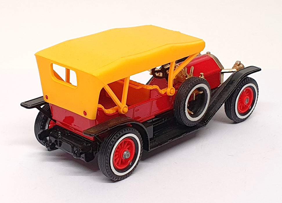 Matchbox 9.5cm Long Diecast Y-9 - 1912 Simplex 50 - Yellow/Red/Black