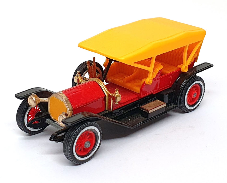 Matchbox 9.5cm Long Diecast Y-9 - 1912 Simplex 50 - Yellow/Red/Black