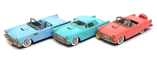 Brooklin 1/43 Scale - Ford Thunderbird 3 Piece Set 40 Years Of Thunder 1 Of 300