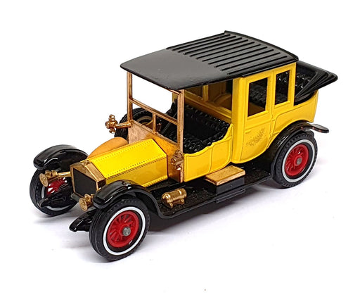 Matchbox Appx 9.5cm Long Diecast Y-7 - 1912 Rolls Royce - Yellow/Black
