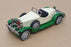 Matchbox 11cm Long Diecast Y-14 - 1931 Stutz Bearcat - Ivory/Green