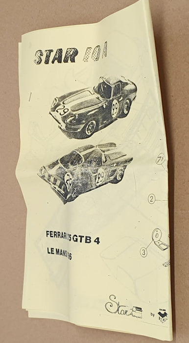 Tron 1/43 Scale Unbuilt Kit 10A - Ferrari GTB #29 8th Le Mans 1966
