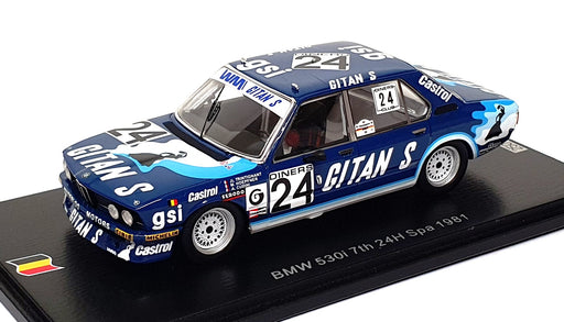 Spark Model 1/43 Scale Resin SB490 - BMW 530i 7th #24 24hr Spa 1981