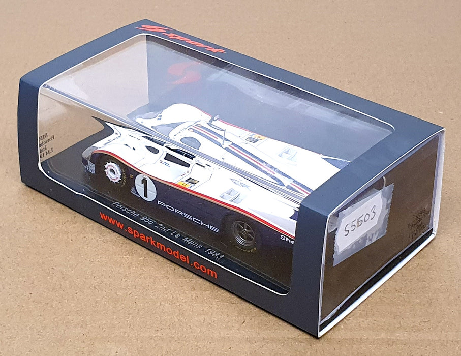 Spark 1/43 Scale S5503 - Porsche 956 C 2nd #1 Le Mans 1983 Ickx/Bell