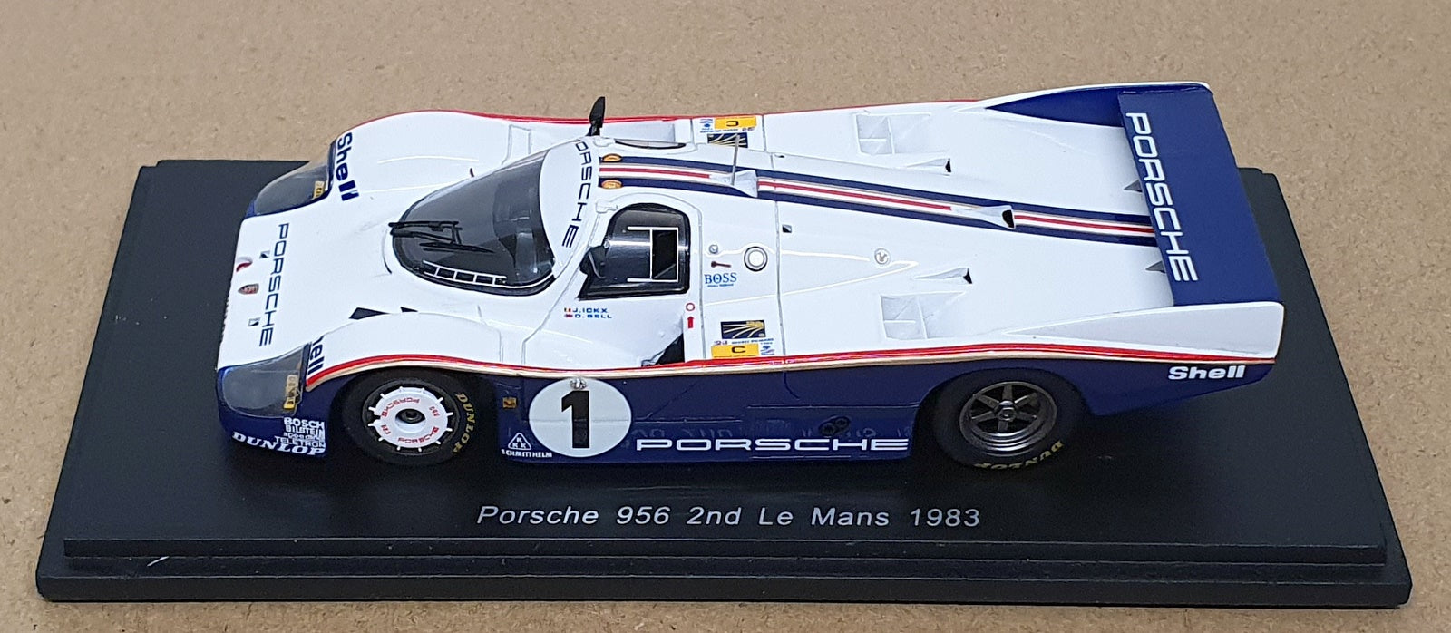 Spark 1/43 Scale S5503 - Porsche 956 C 2nd #1 Le Mans 1983 Ickx/Bell
