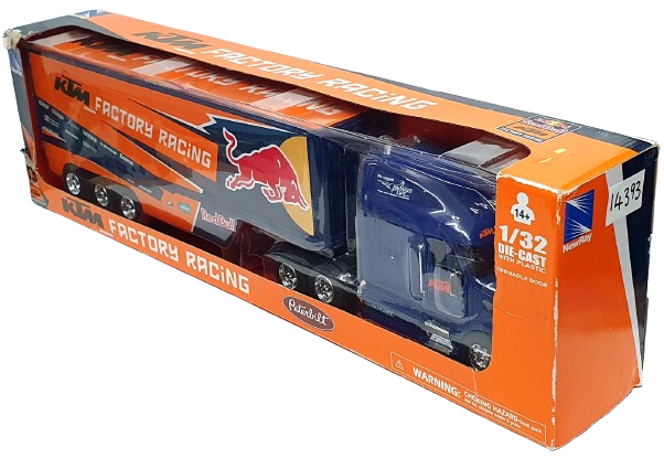 New Ray 1/32 Scale Transporter Truck 14393 - Peterbilt KTM Factory Racing