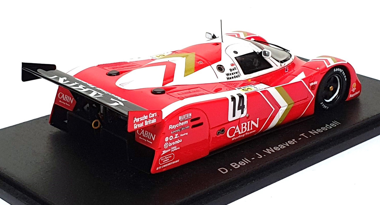 Spark 1/43 Scale KBS042 - Porsche 962 GTI #14 Le Mans 1989 Bell/Weaver/Needell