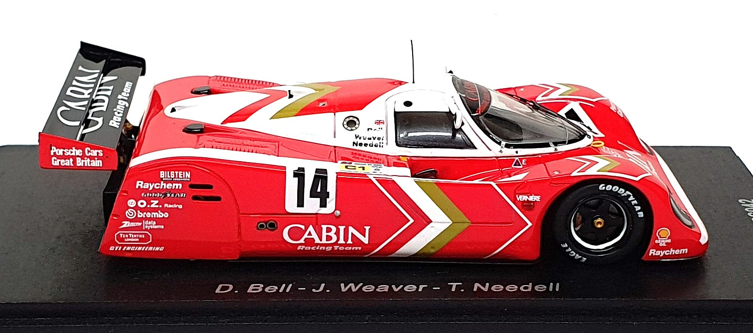 Spark 1/43 Scale KBS042 - Porsche 962 GTI #14 Le Mans 1989 Bell/Weaver/Needell