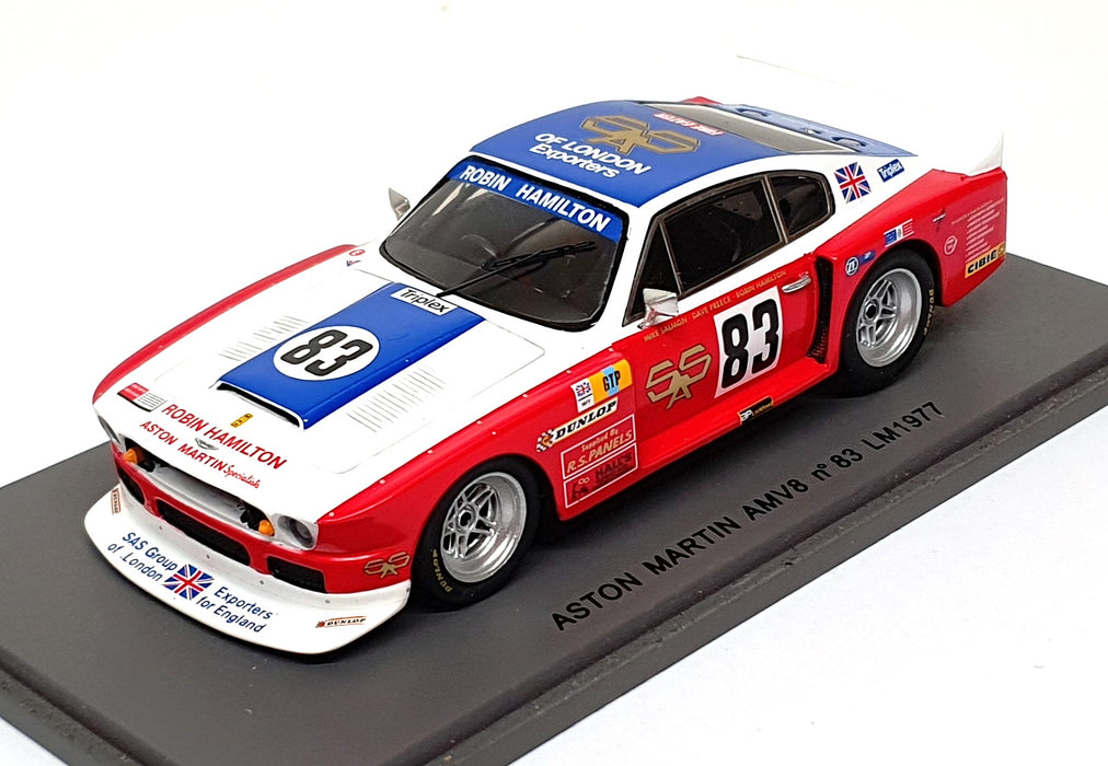 Spark Model 1/43 Scale S0571 - Aston Martin AMV8 #83 Le Mans 1977