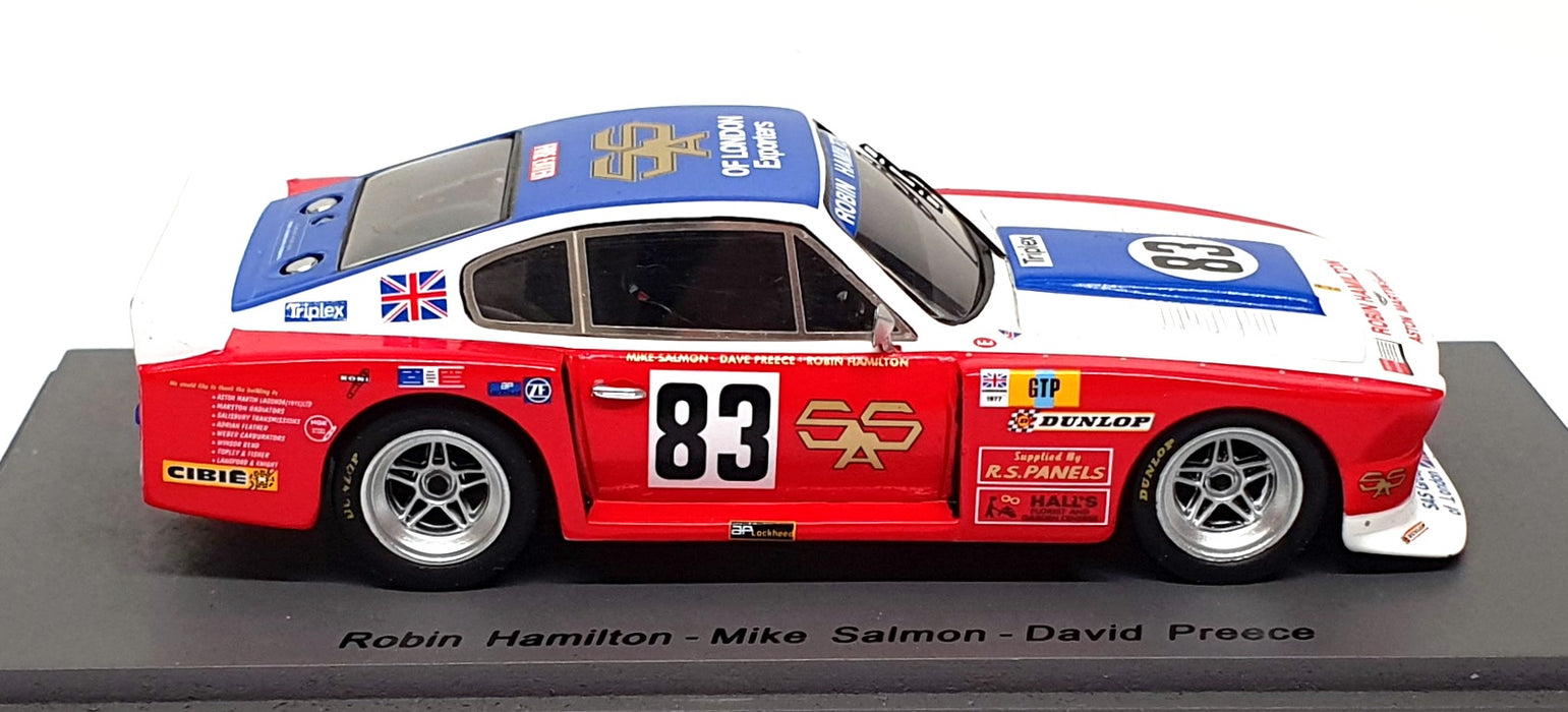 Spark Model 1/43 Scale S0571 - Aston Martin AMV8 #83 Le Mans 1977