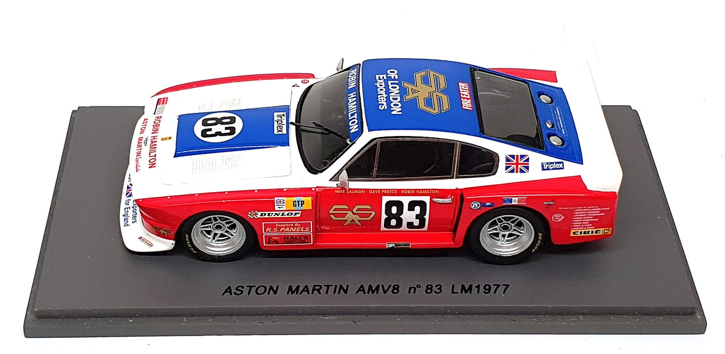 Spark Model 1/43 Scale S0571 - Aston Martin AMV8 #83 Le Mans 1977