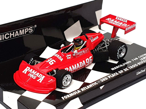 Minichamps 1/43 Scale 417 762096 - March Ford 3rd De Trouis-Rivieres 1976 Hunt