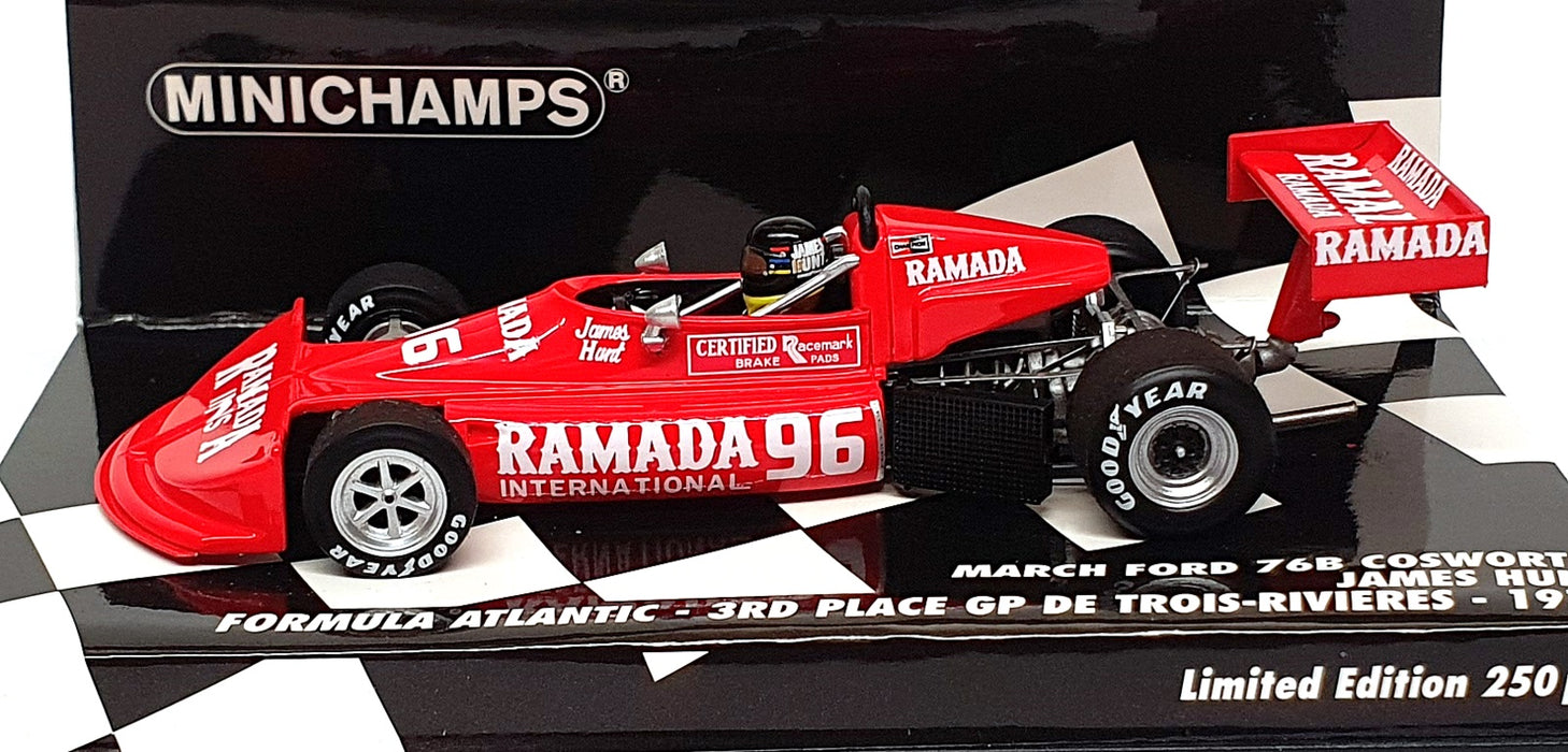 Minichamps 1/43 Scale 417 762096 - March Ford 3rd De Trouis-Rivieres 1976 Hunt