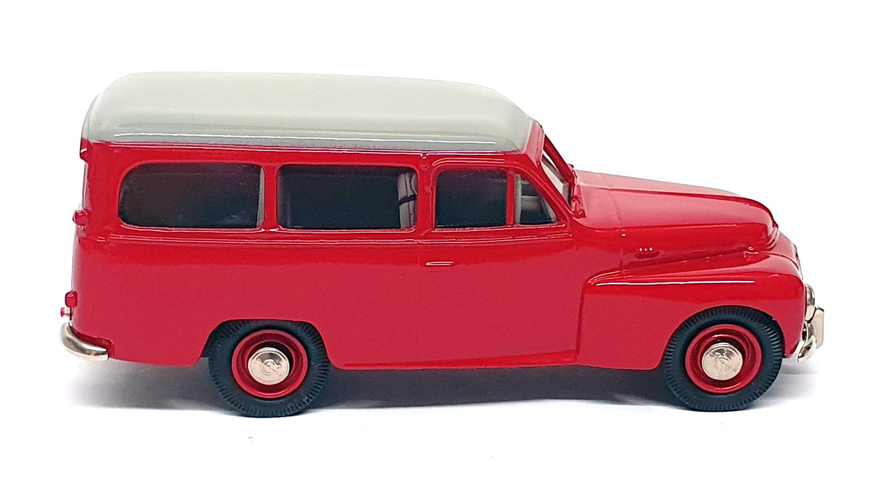 Rob Eddie Models 1/43 Scale RE7 - 1953 Volvo PV445 Estate - Red/Grey