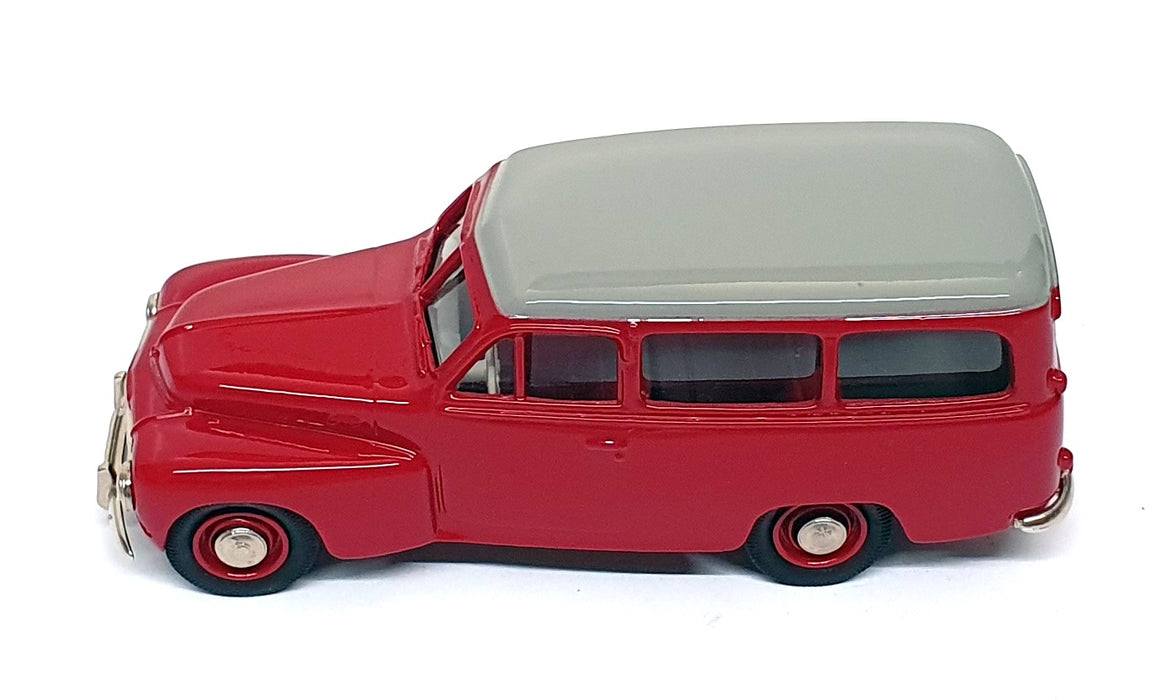 Rob Eddie Models 1/43 Scale RE7 - 1953 Volvo PV445 Estate - Red/Grey